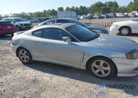 2006 Hyundai Tiburon Gs from USA, damaged, VIN KMHHM65D66U222450